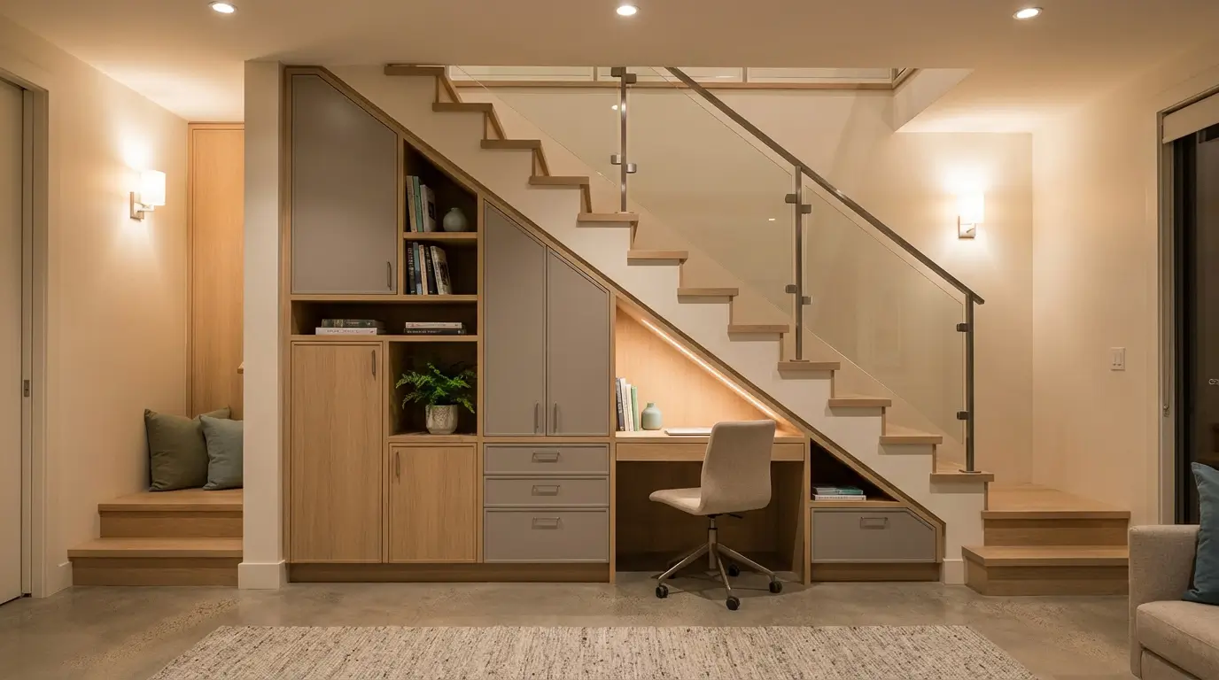 amenagement sous escalier